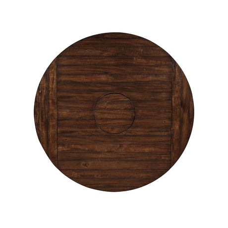 Furniture of America Meagan - Round Counter Height Table - Brown Cherry | Meri Furniture