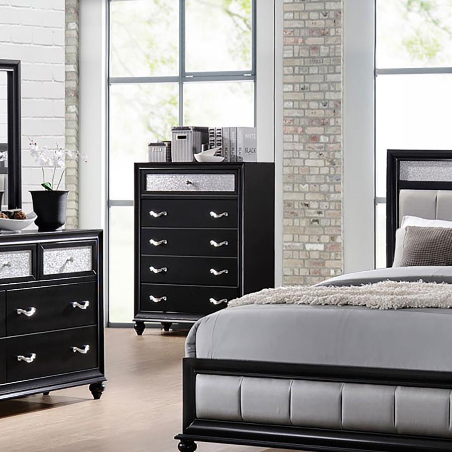 Coaster Fine Furniture Barzini - 5-Drawer Bedroom Chest | Meri Furniture