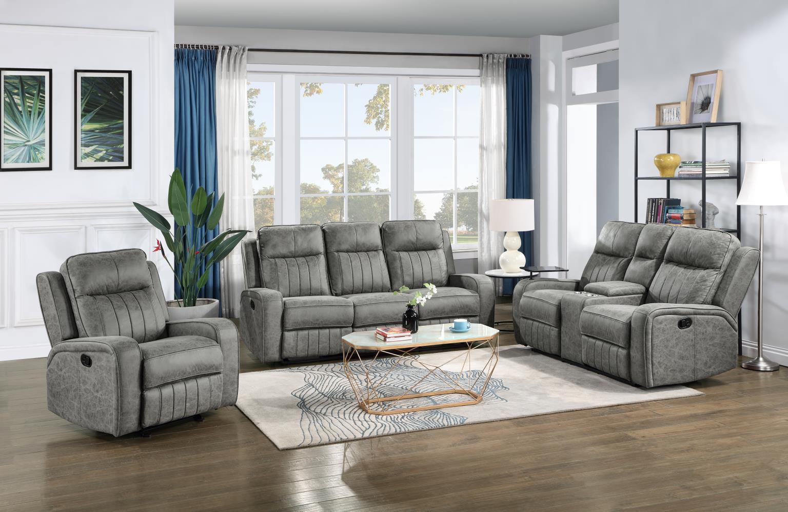 U172 - Motion Loveseat - Gray