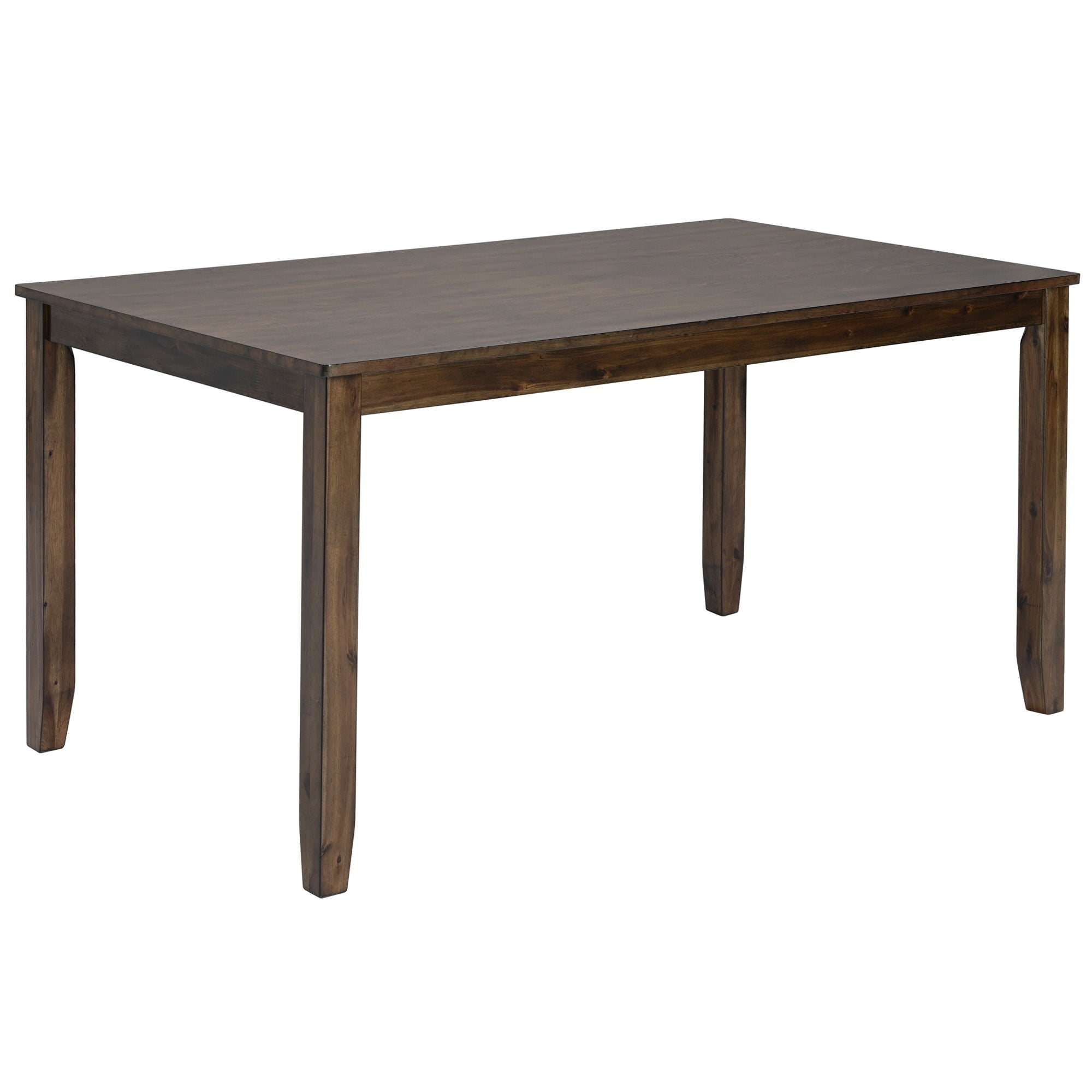 6 Pieces Kitchen Dining Set, Rectangular Wooden Dining Table With 4 Chairs And A Bench