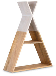 Signature Design by Ashley® Cadelaria - White / Natural - Wall Shelf | Meri Furniture