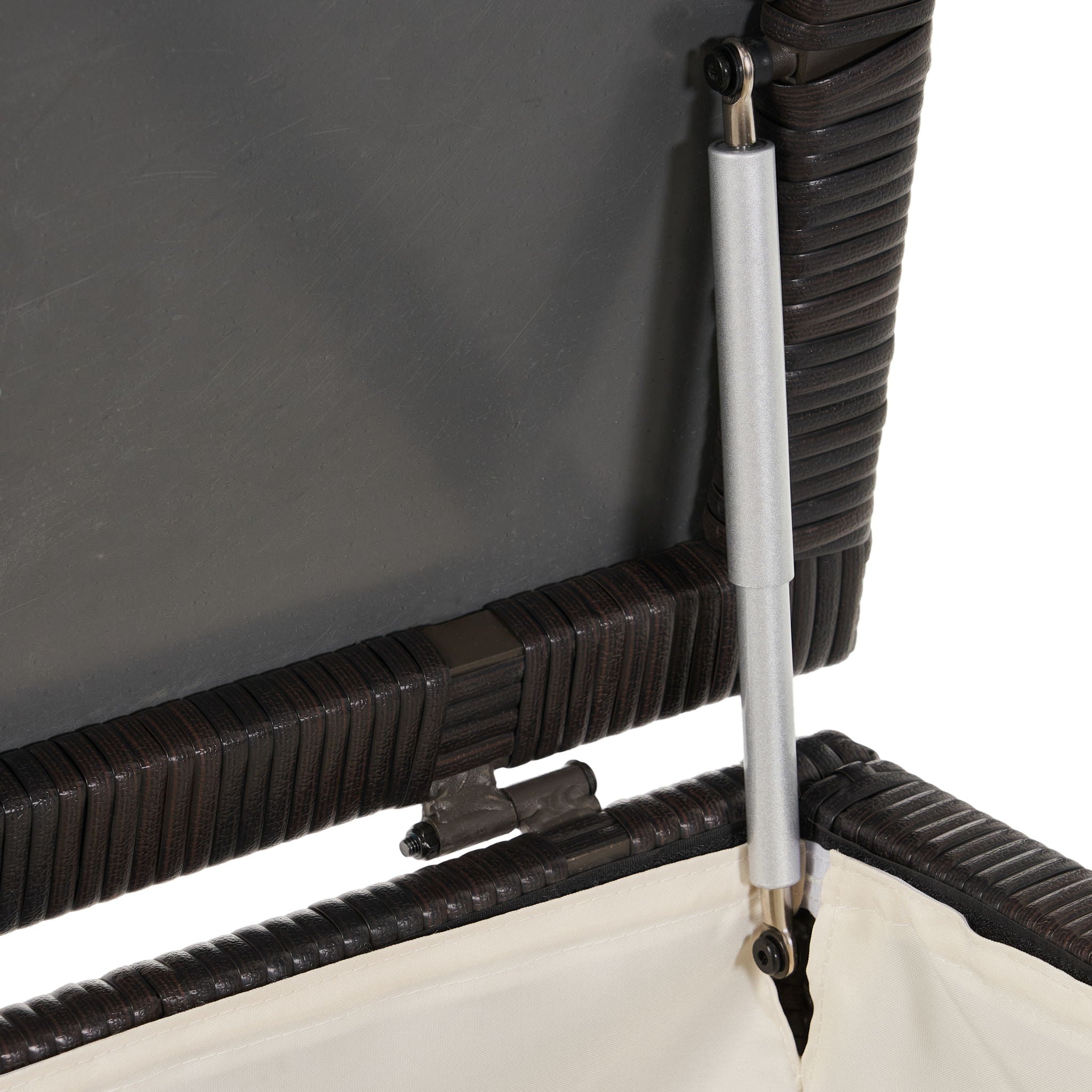 Blake - Wicker Cushion Box - Brown Multi