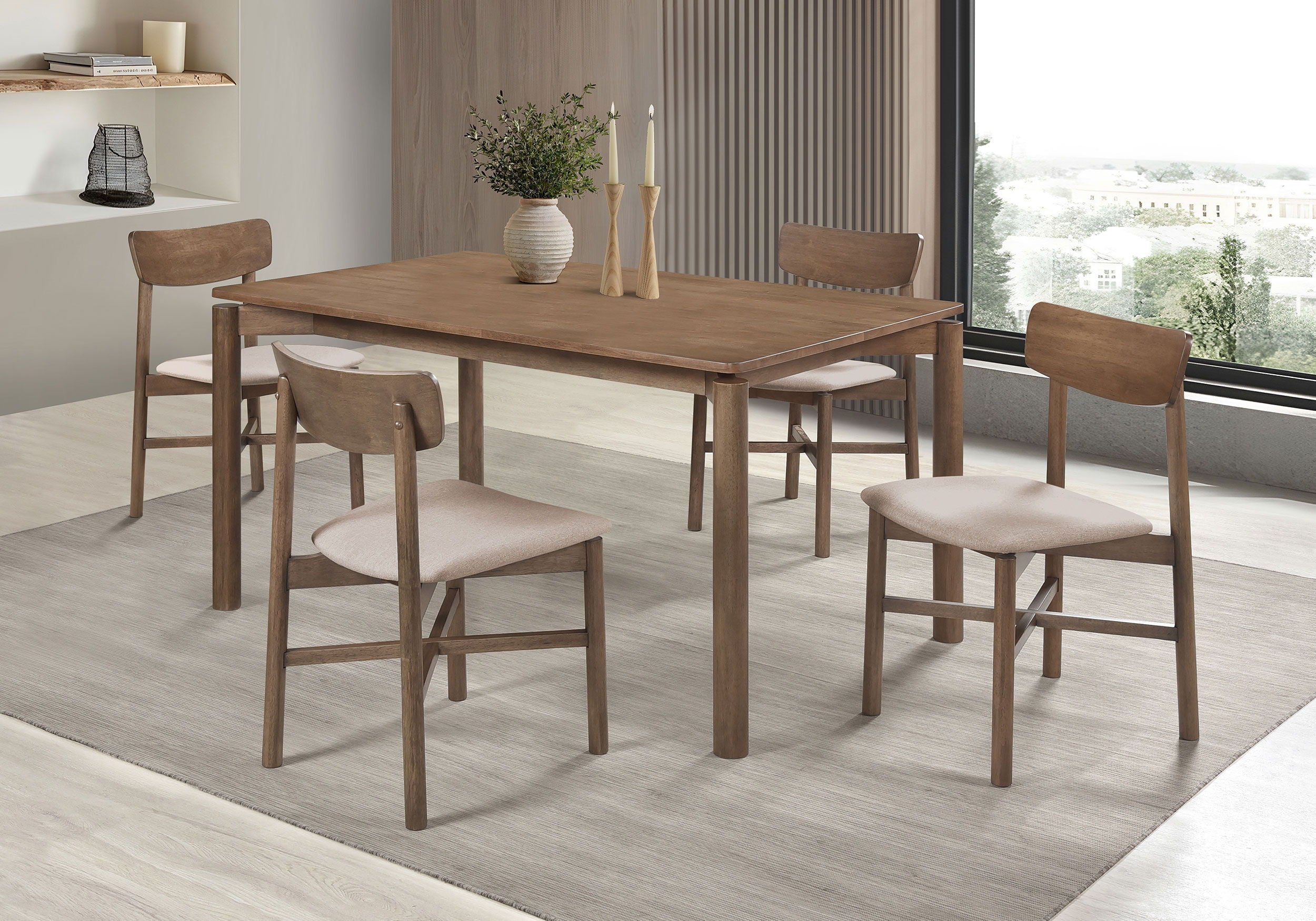 Coaster Fine Furniture Parkridge - Wood Dining Set | Meri Furniture