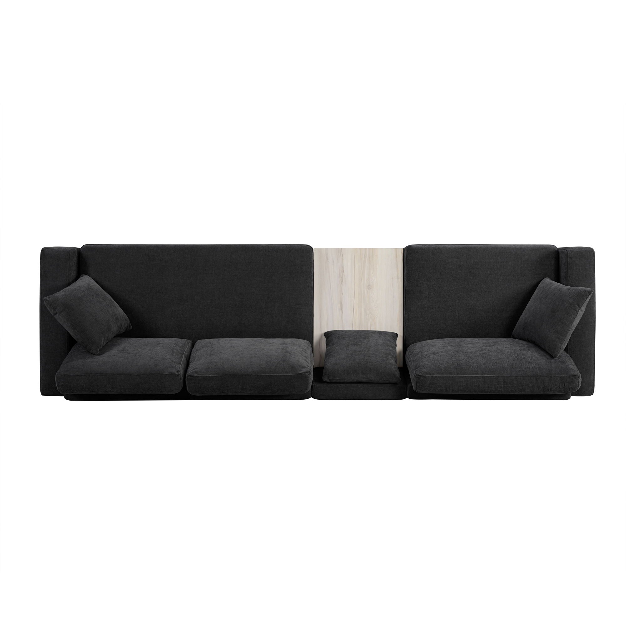 Modular Sofa Couch With Storage Armrest And Center Console