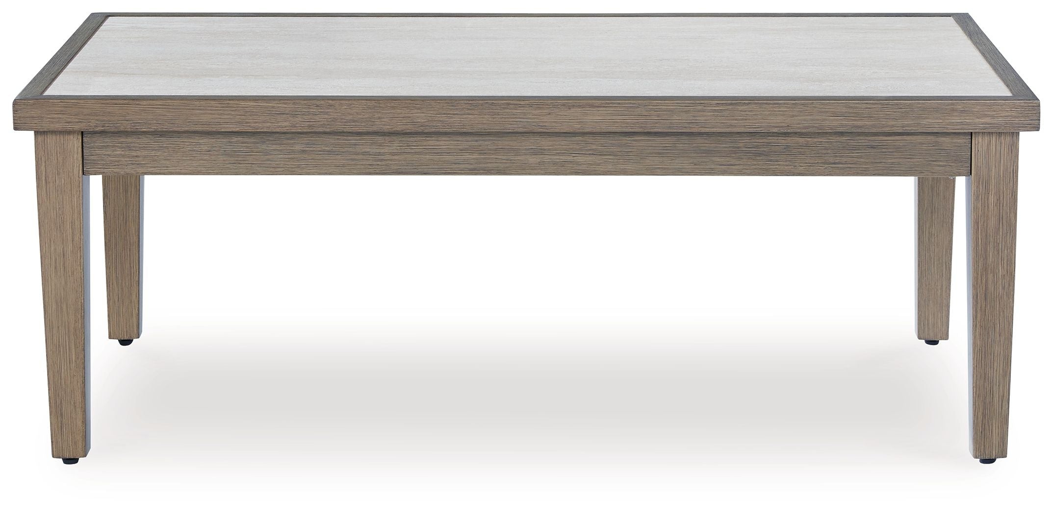 Signature Design by Ashley® Rainier Ranch - Brown / Beige - Rectangular Cocktail Table | Meri Furniture