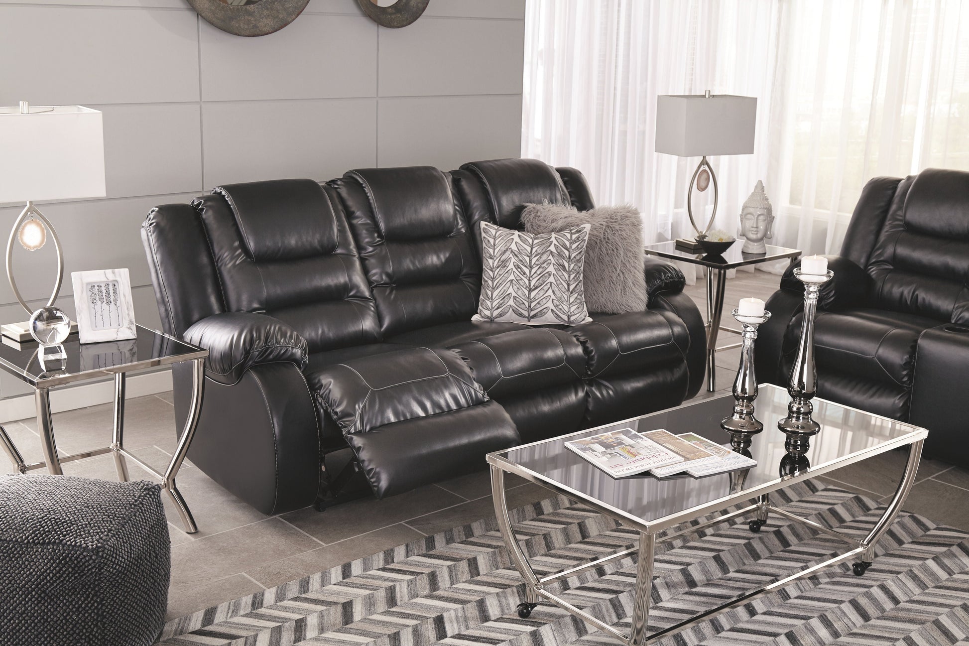 Signature Design by Ashley® Vacherie - Reclining Living Room Set | Meri Furniture
