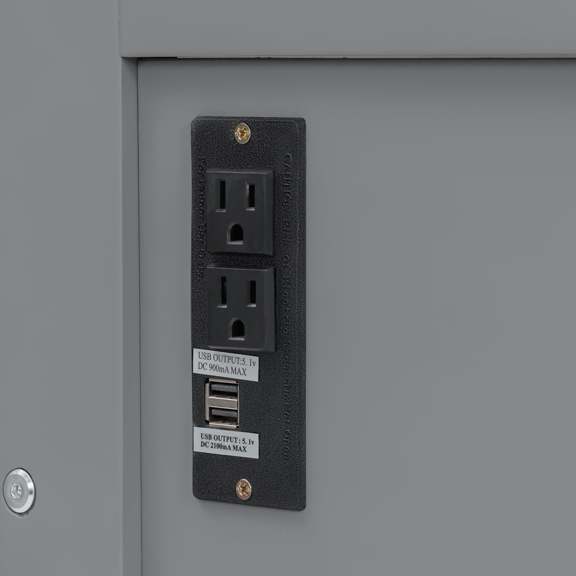 Murphy Bed With Desk, LED Lights & USB Charging Station