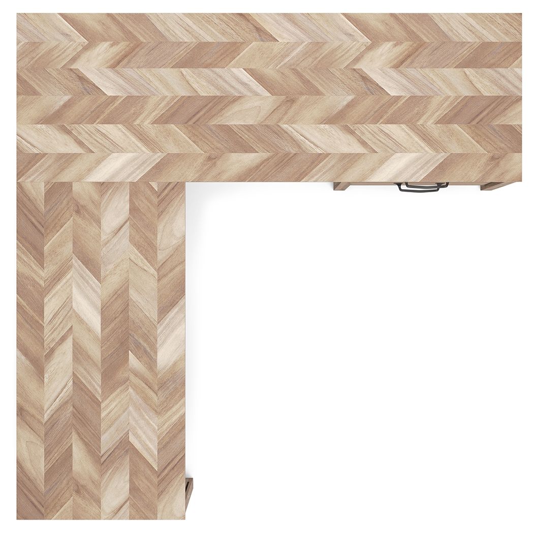 Battelle - 60" Home Office Desk With Return - Tan