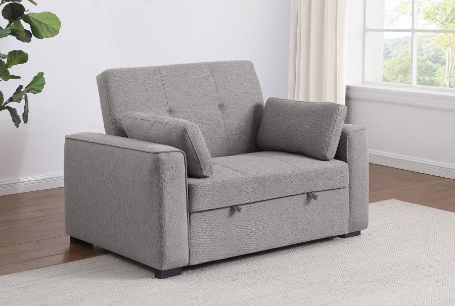 Coaster Fine Furniture Edith - Upholstered Convertible Sleeper Sofa Bed | Meri Furniture