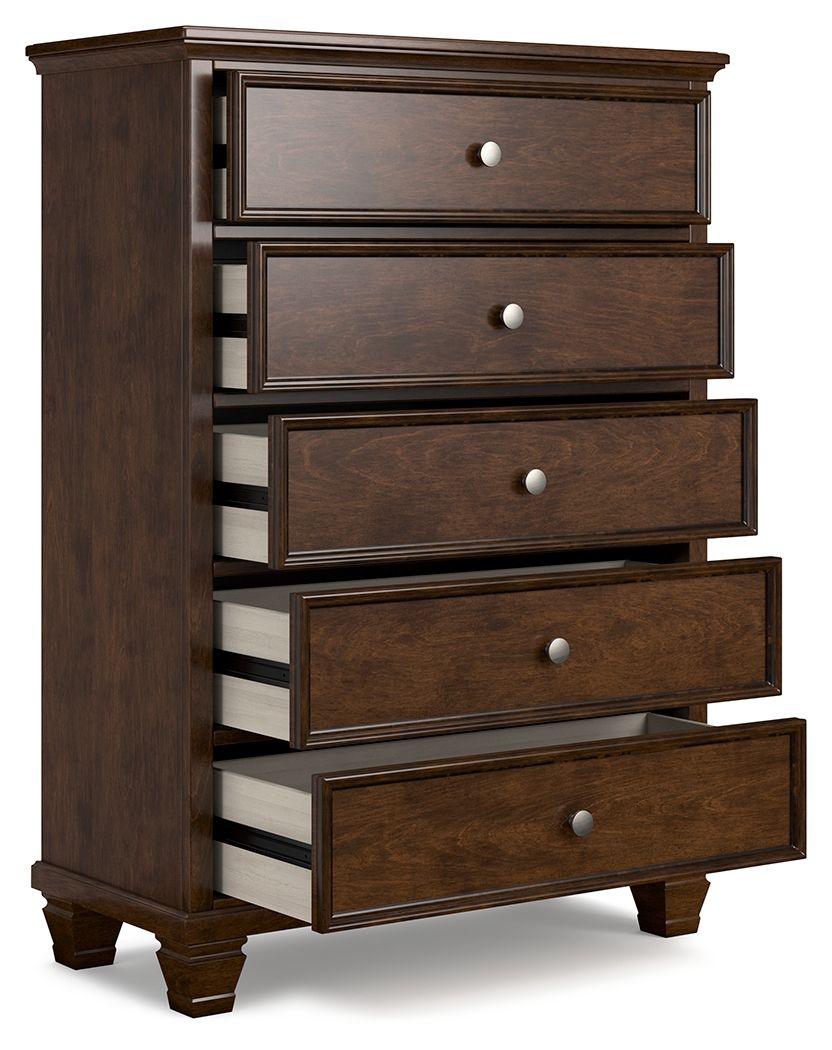 Signature Design by Ashley® Danabrin - Brown - Five Drawer Chest | Meri Furniture