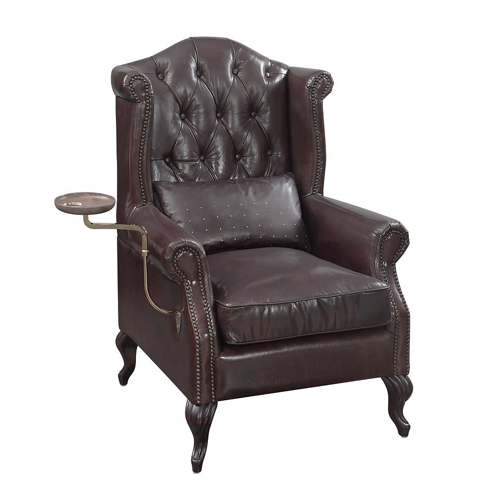 ACME Pino - Accent Chair - Vintage Brown | Meri Furniture