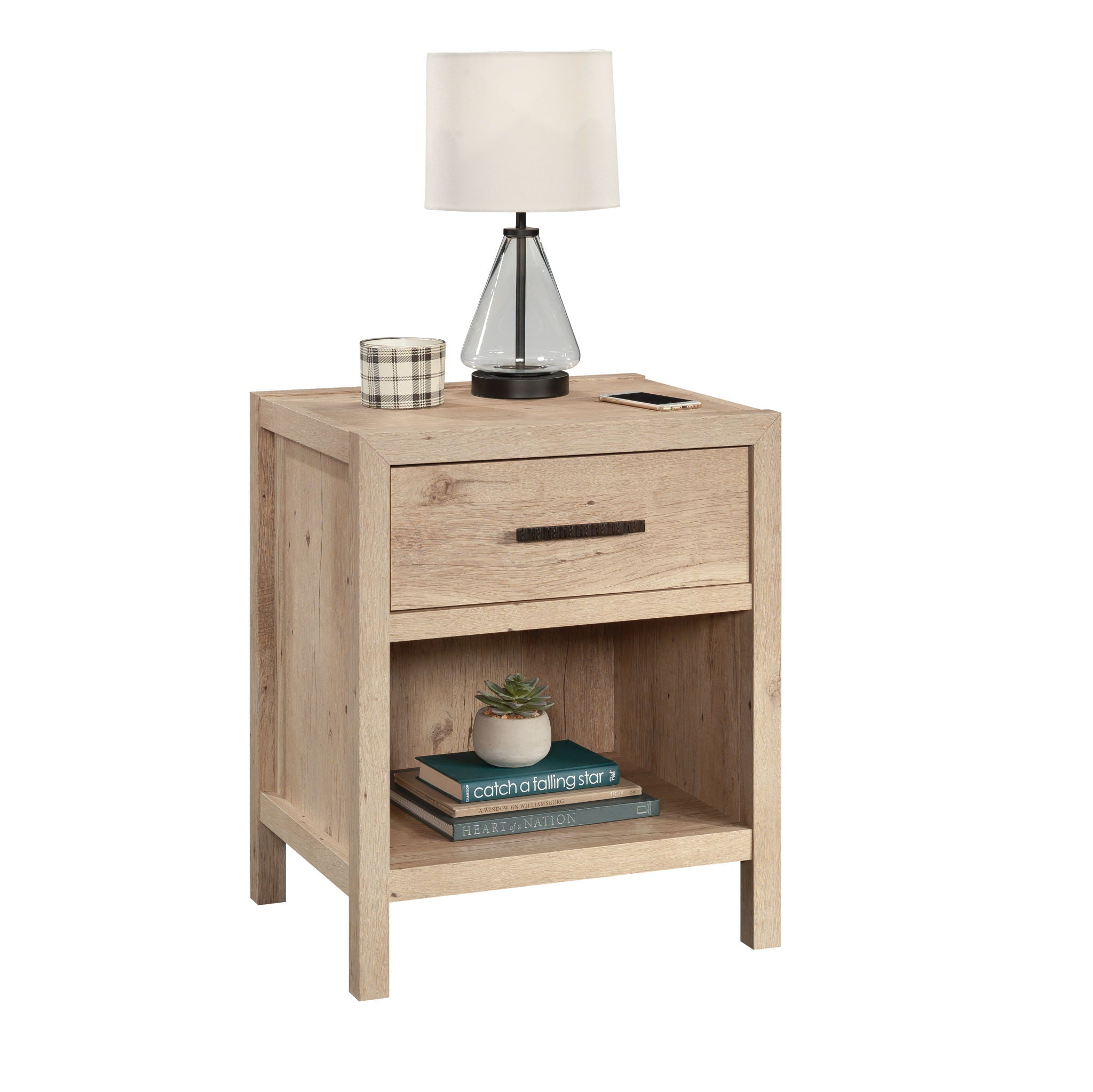 1-Drawer Night Stand in Prime Oak