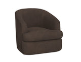 Tumbi - 360 Degree Swivel Accent Chair - Chocolate Brown