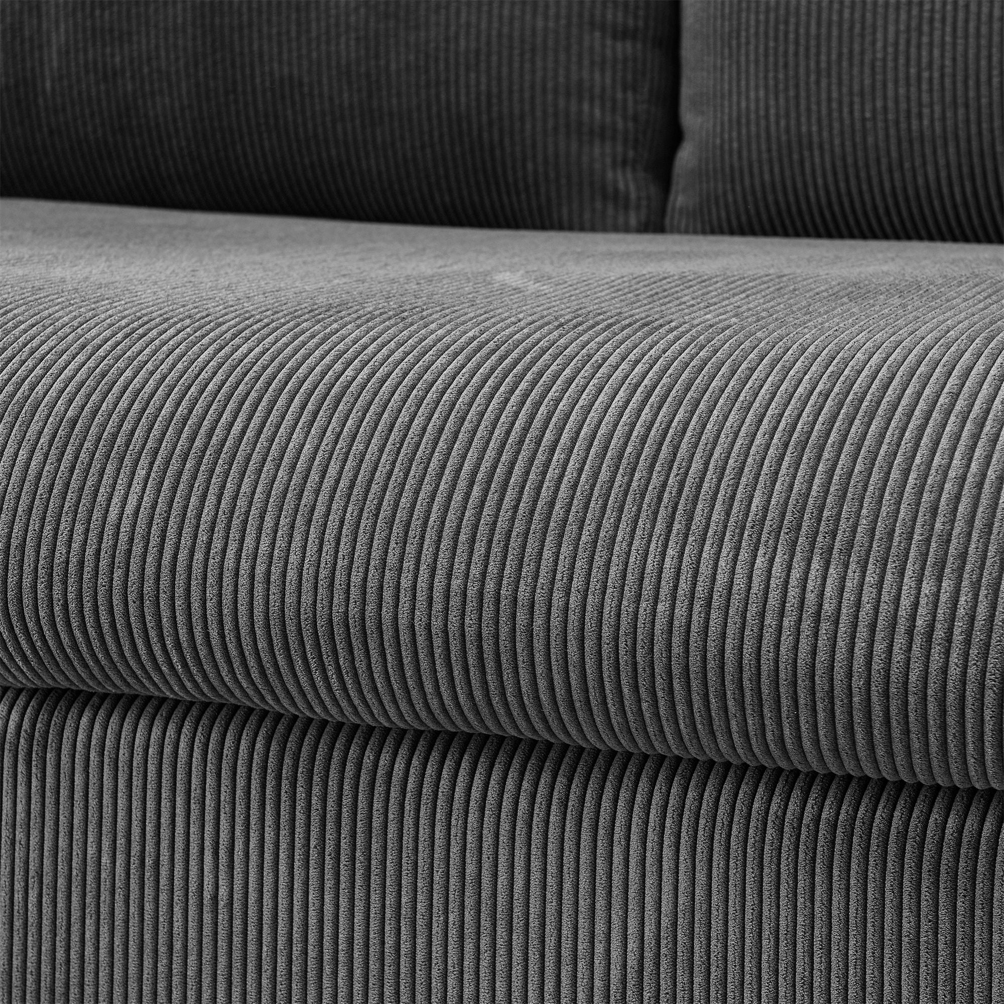 Convertible L Shaped Sleeper Sofa Bed With Reversible Chaise And Storage