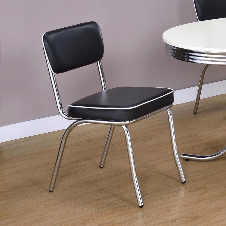 Coaster Fine Furniture Retro - Upholstered Dining Side Chair (Set of 2) | Meri Furniture