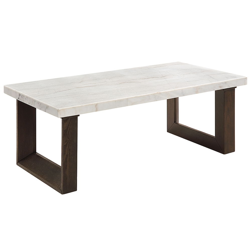 ACME Edwyn - Table With Marble Top | Meri Furniture