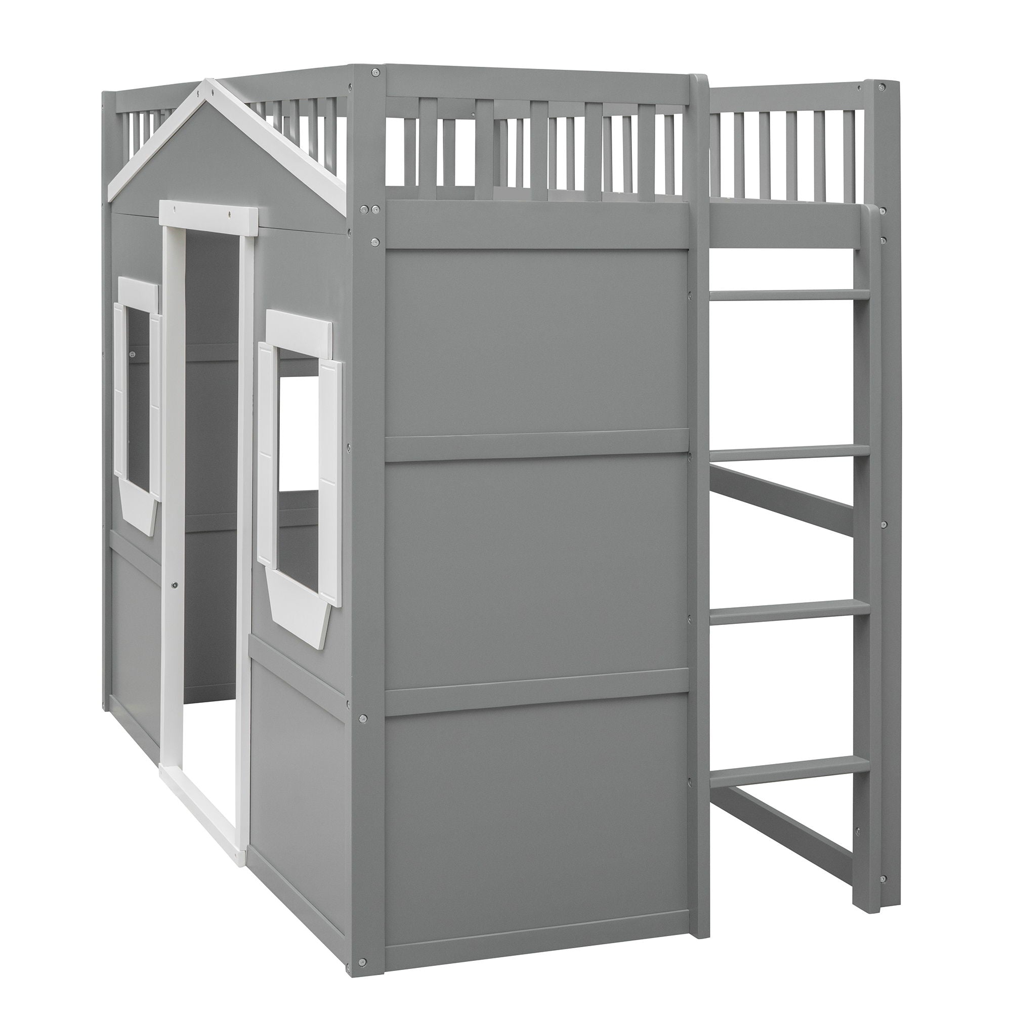 Elegant House Loft Bed With Ladder