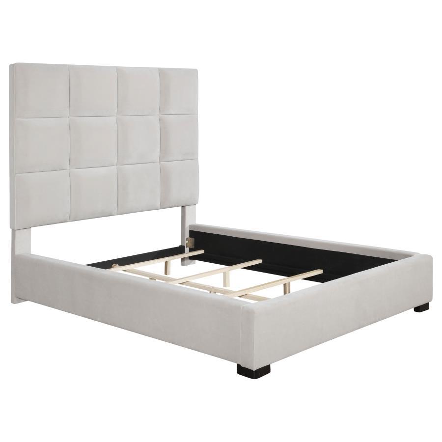 Coaster Fine Furniture Panes - Upholstered Panel Bed | Meri Furniture