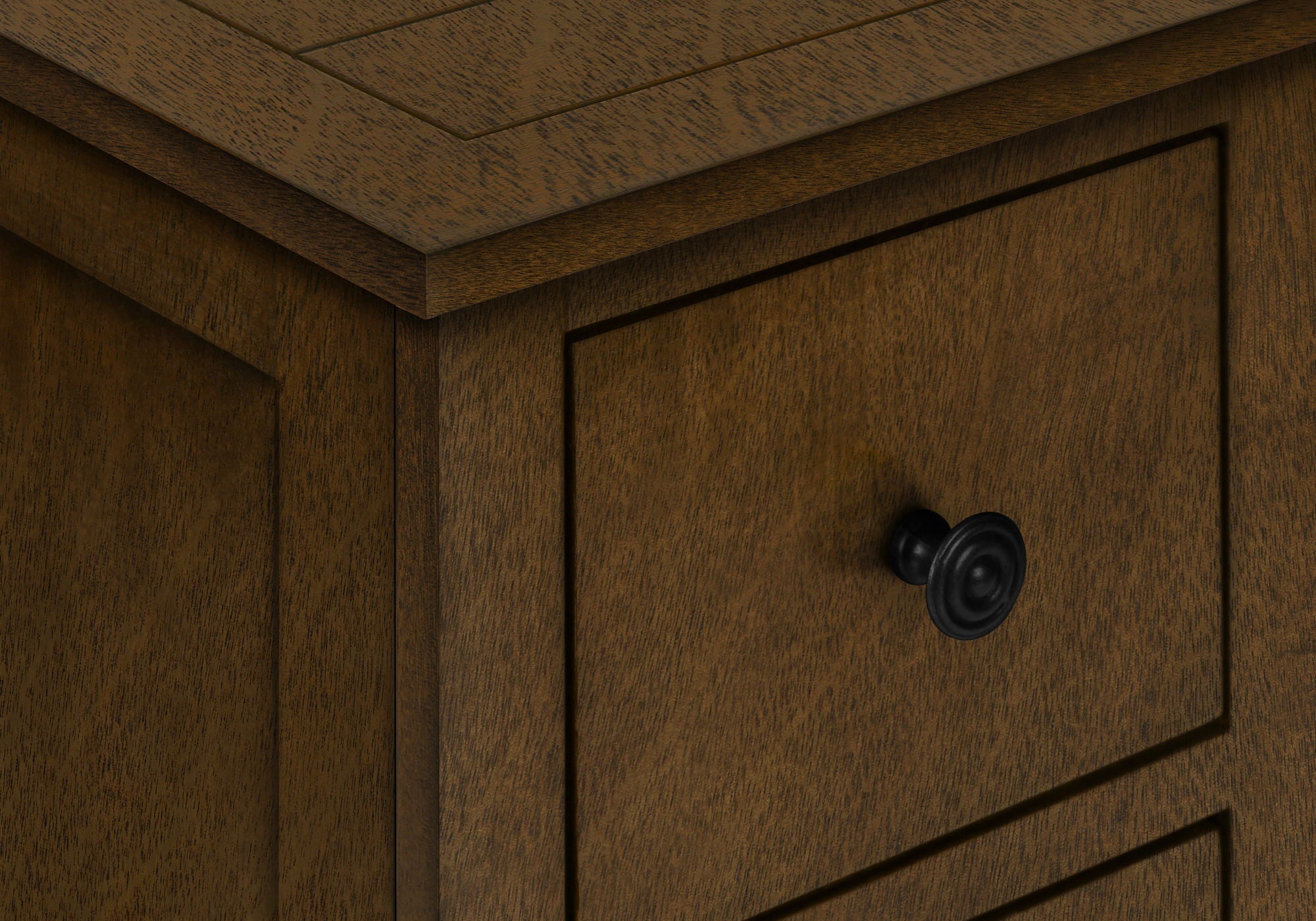 Accent End Table, Storage Drawer, Transitional Design