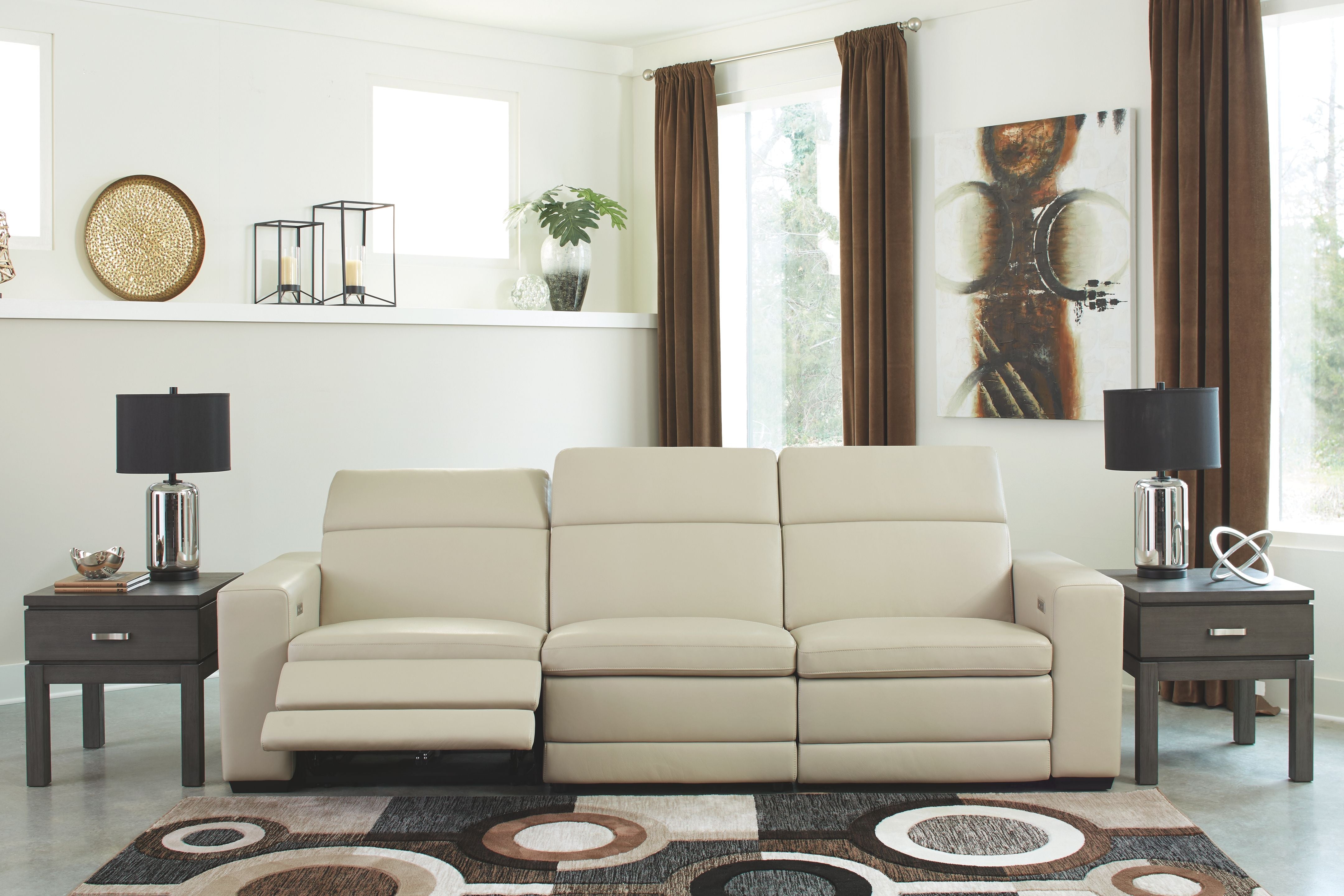 Signature Design by Ashley® Texline - Power Reclining Sofa | Meri Furniture