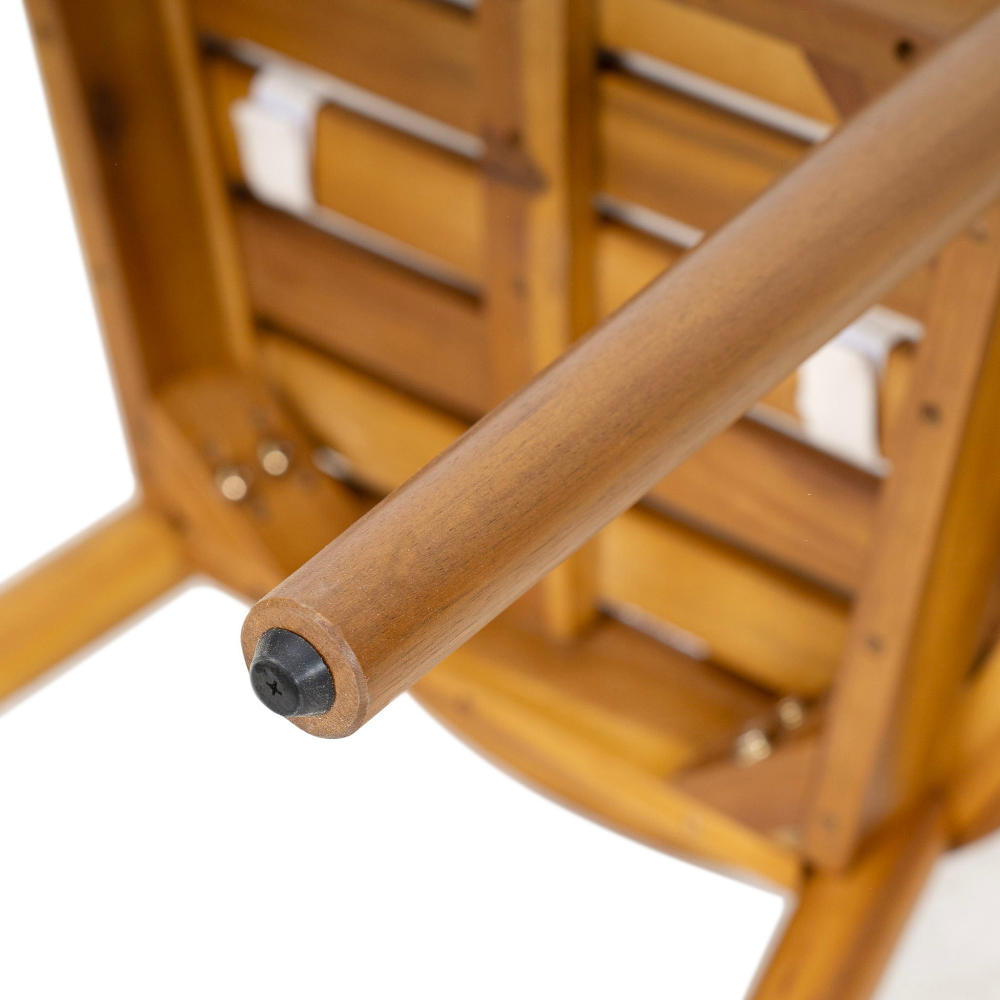 Klismos - Dining Armchair (Set of 2) - Teak / Beige