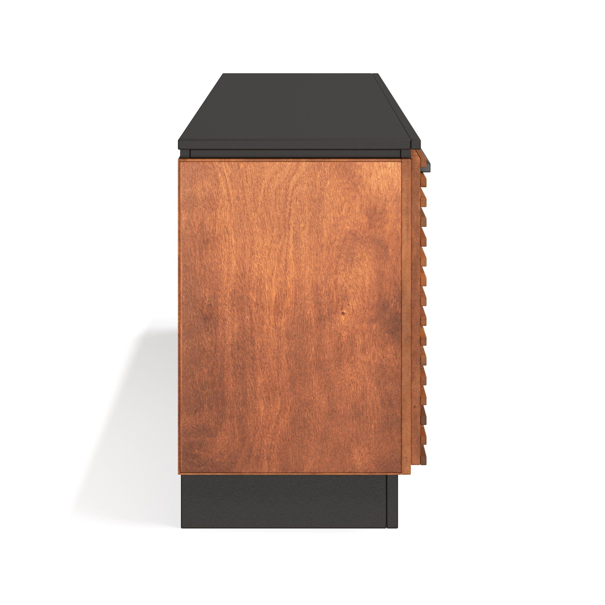 Graceland - Fireplace TV Stand Console For TVs Up To 100" - Black, Bourbon