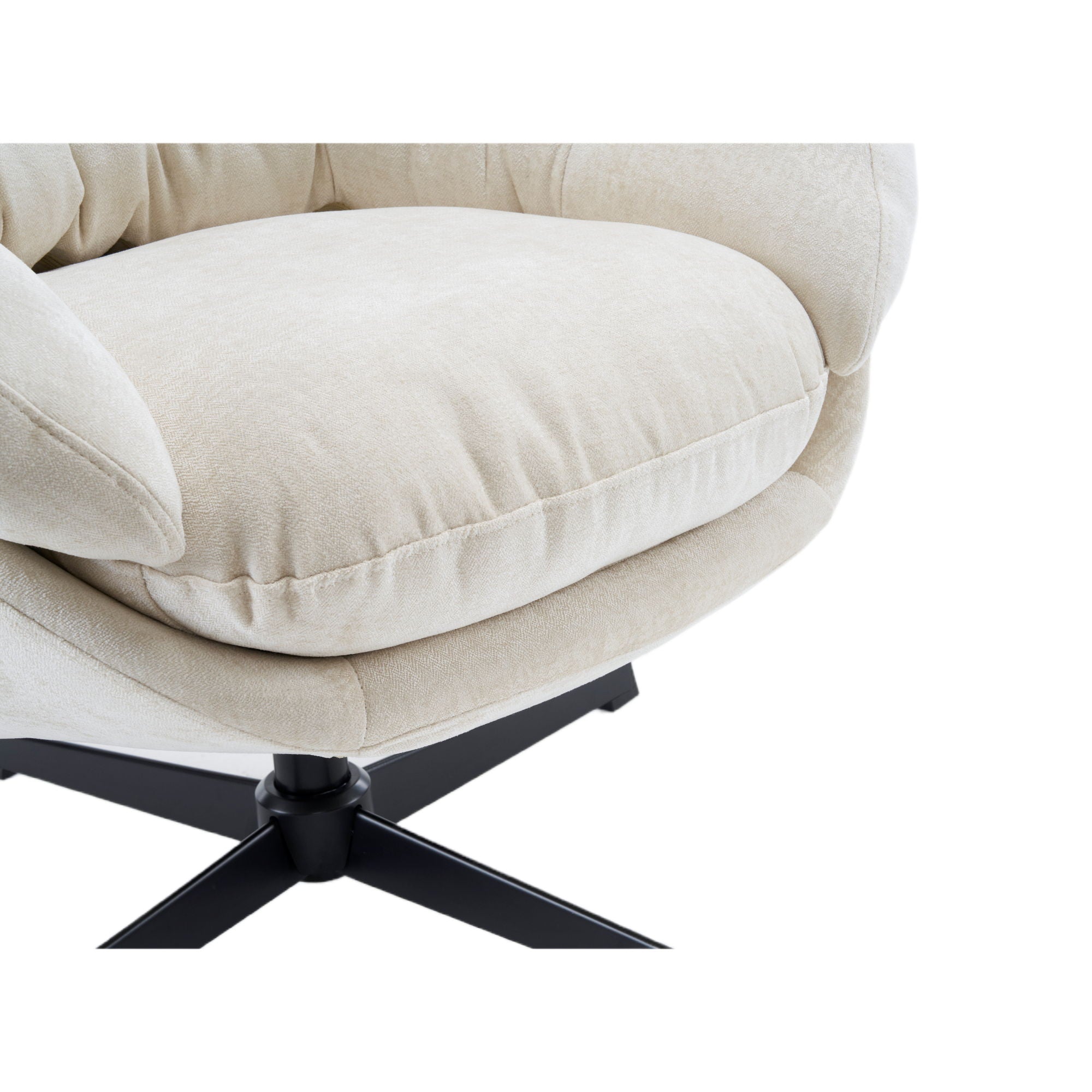 Modern Chenille Office Chair With 360 Degree Swivel