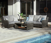 Signature Design by Ashley® Elite Park - Gray - 4 Pc. - Lounge Set | Meri Furniture