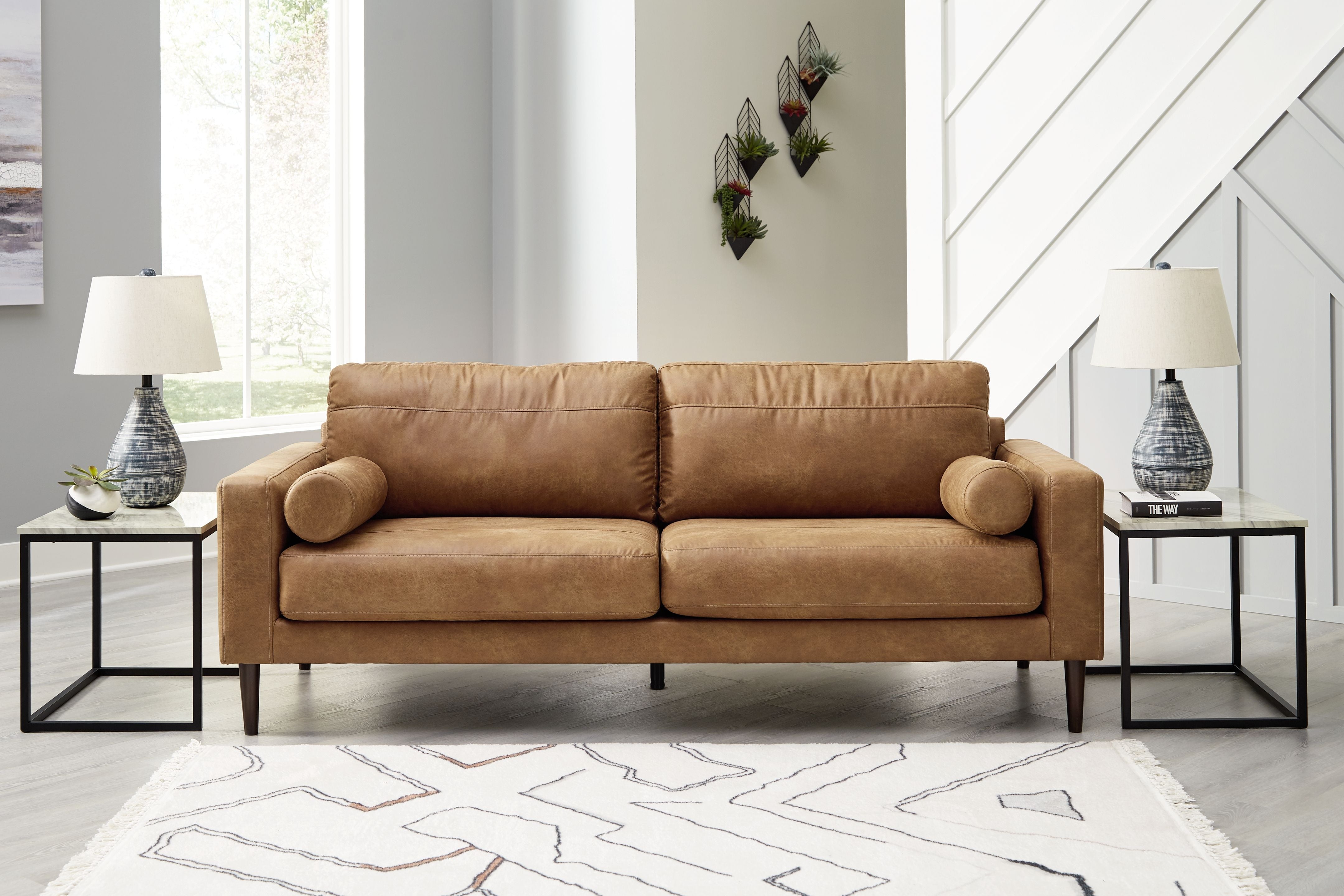 Signature Design by Ashley® Telora - Caramel - Sofa | Meri Furniture