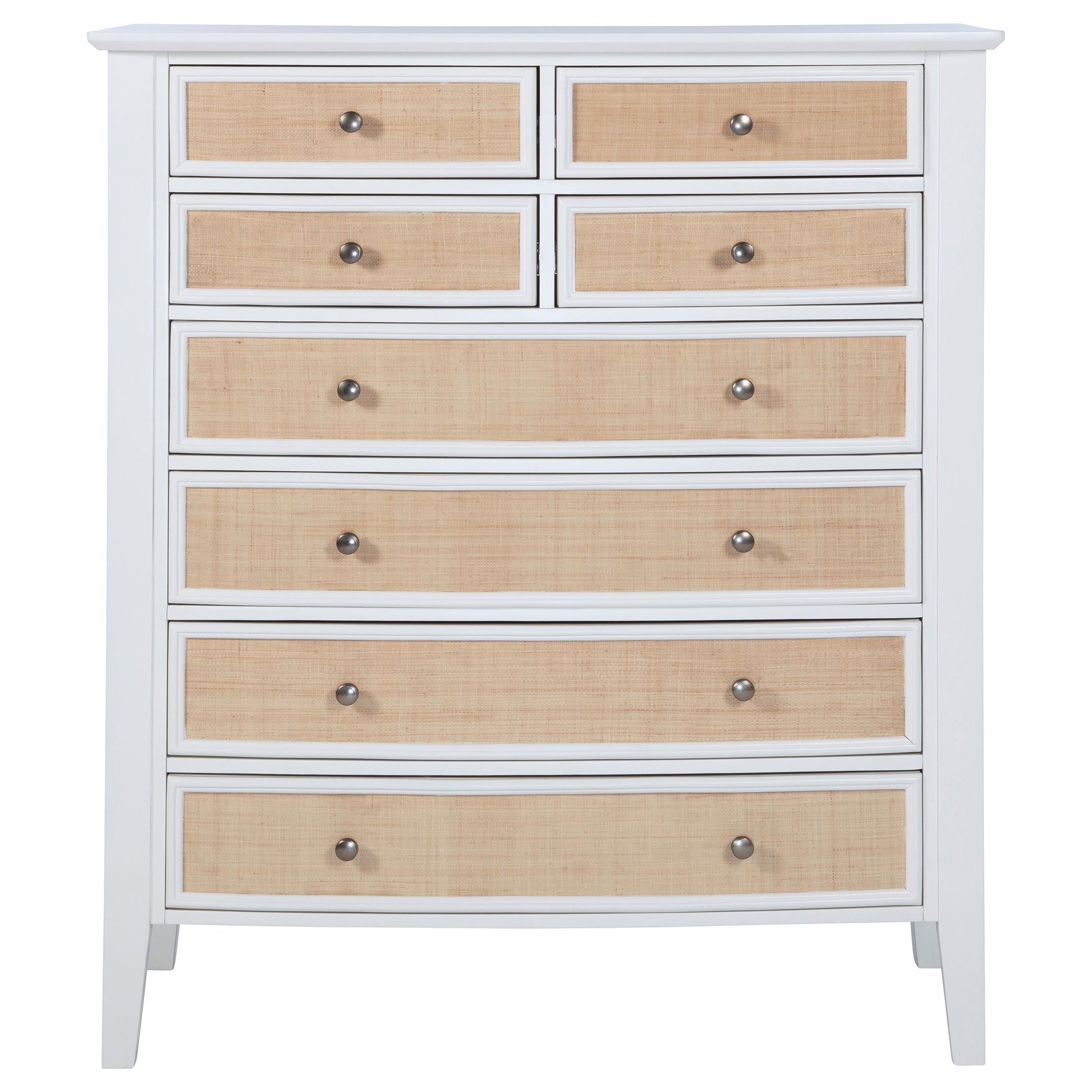 Coaster Fine Furniture Bexhill - 8-Drawer Chest Of Drawers - White | Meri Furniture