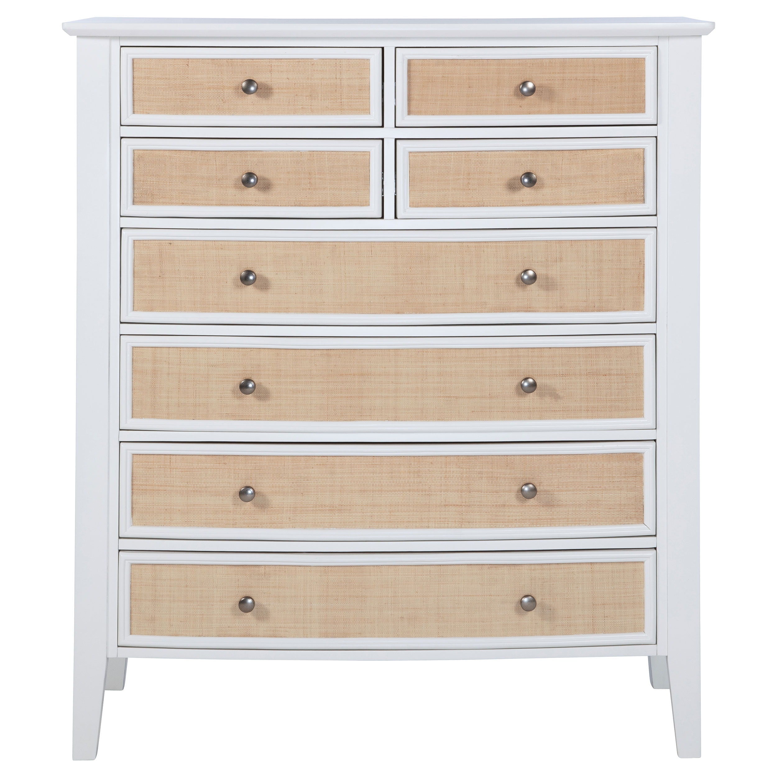 Coaster Fine Furniture Bexhill - 8-Drawer Chest Of Drawers - White | Meri Furniture