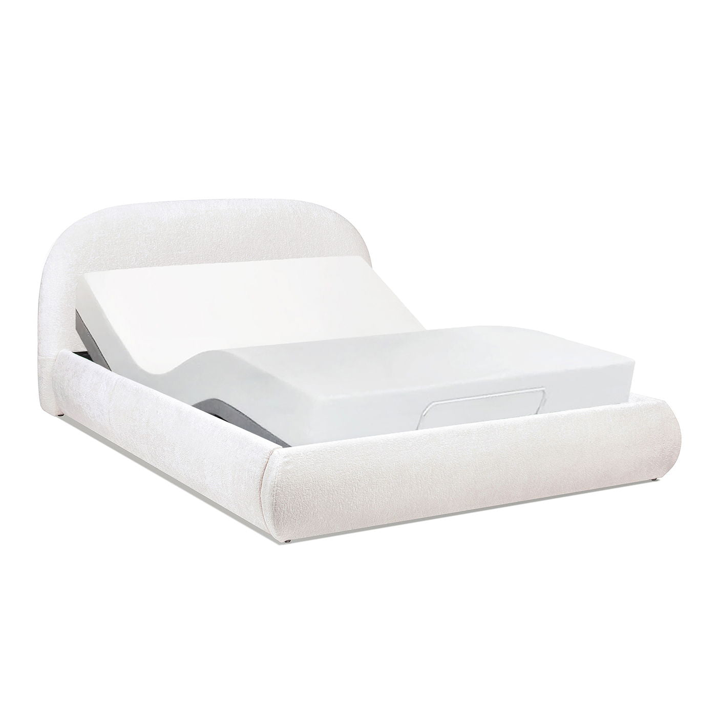 Archie Puffy Grounded - Upholstered Platform Bed