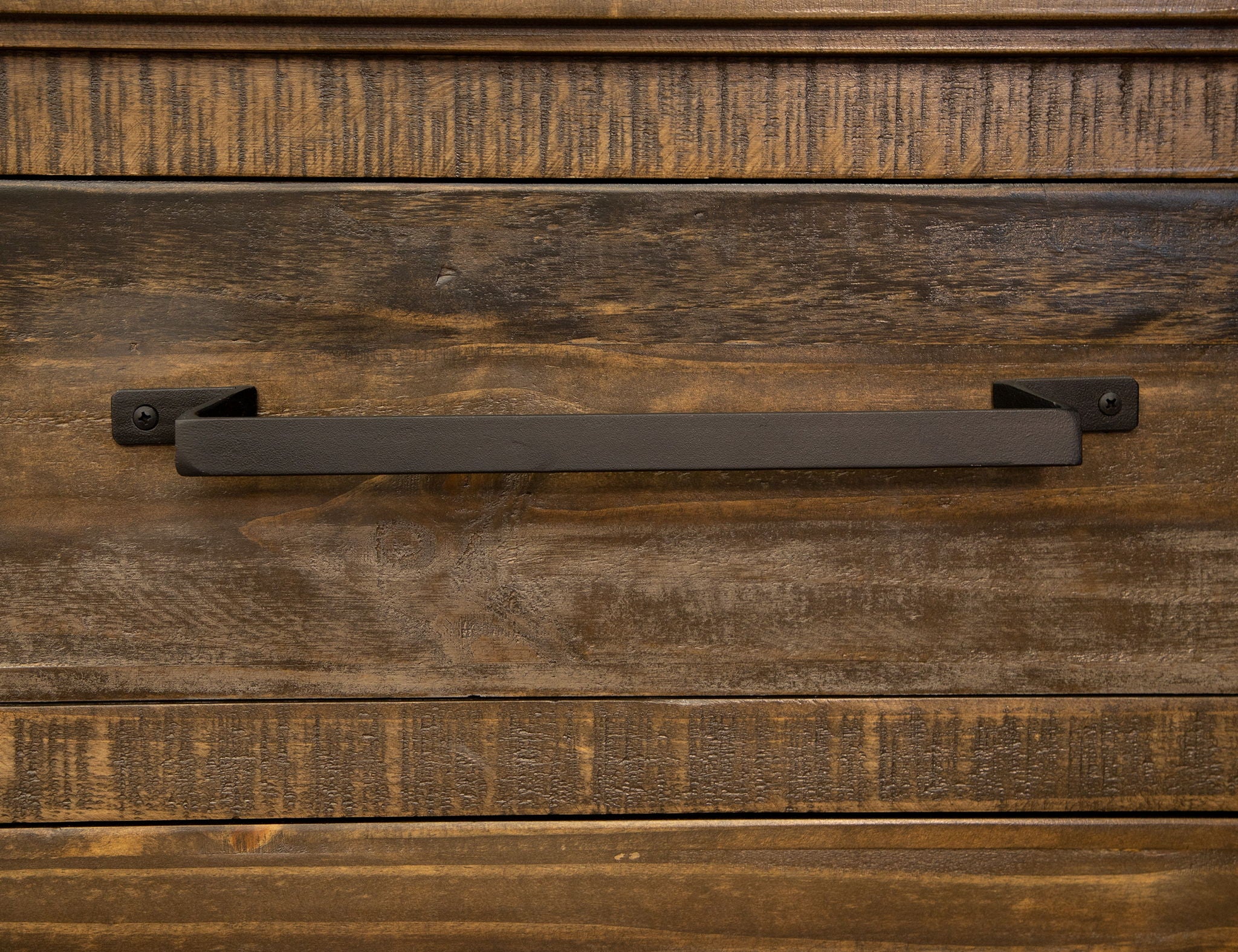 Loft - TV Stand / Wall Unit - Two Tone Gray / Brown