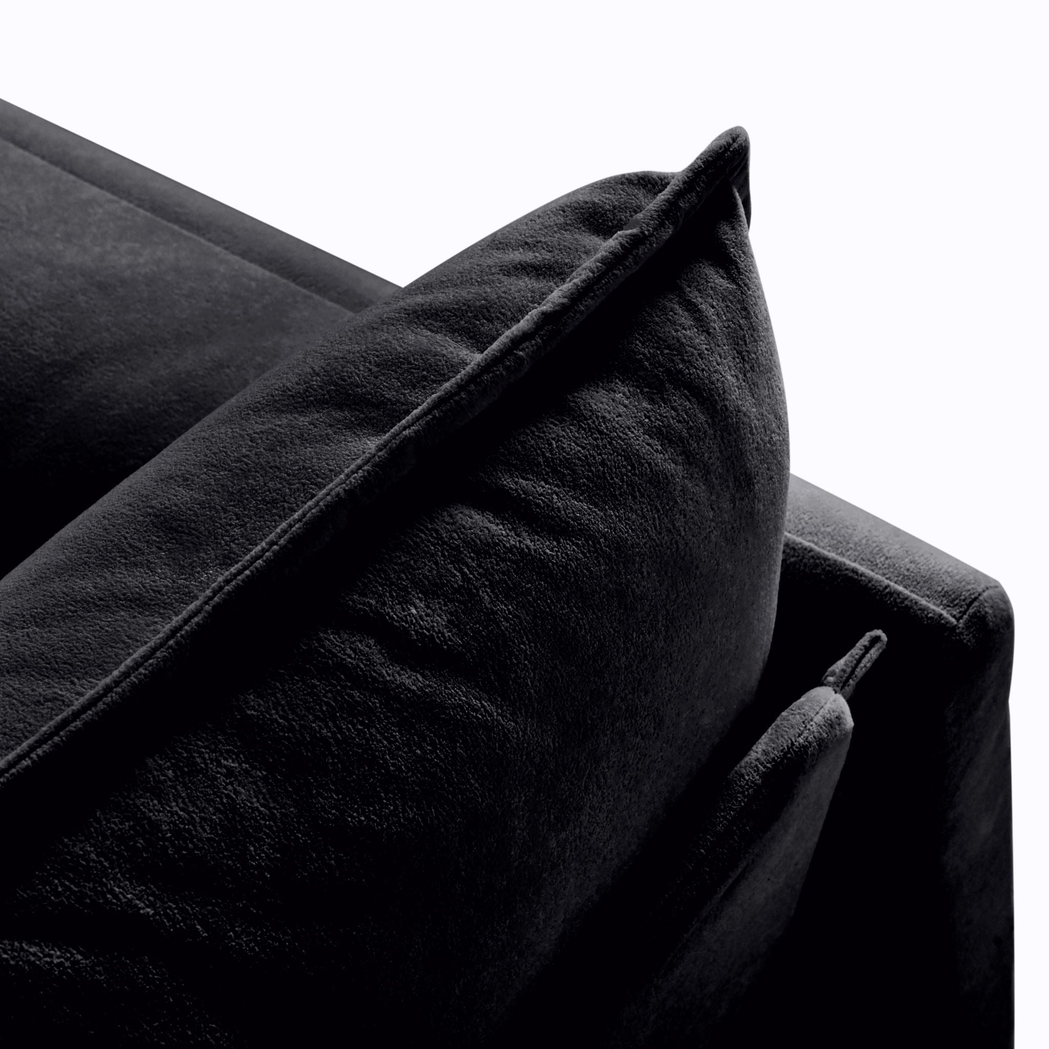 Modern Upholstered Chenille Loveseat And Armchair Set With Pillows