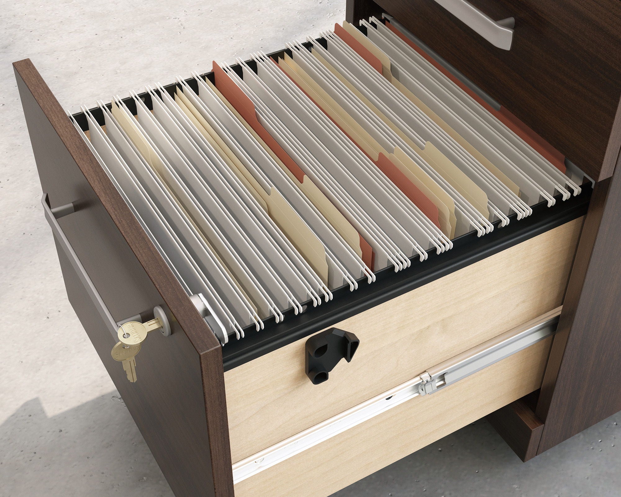 Commercial 3-Drawer Pedestal File Cabinet