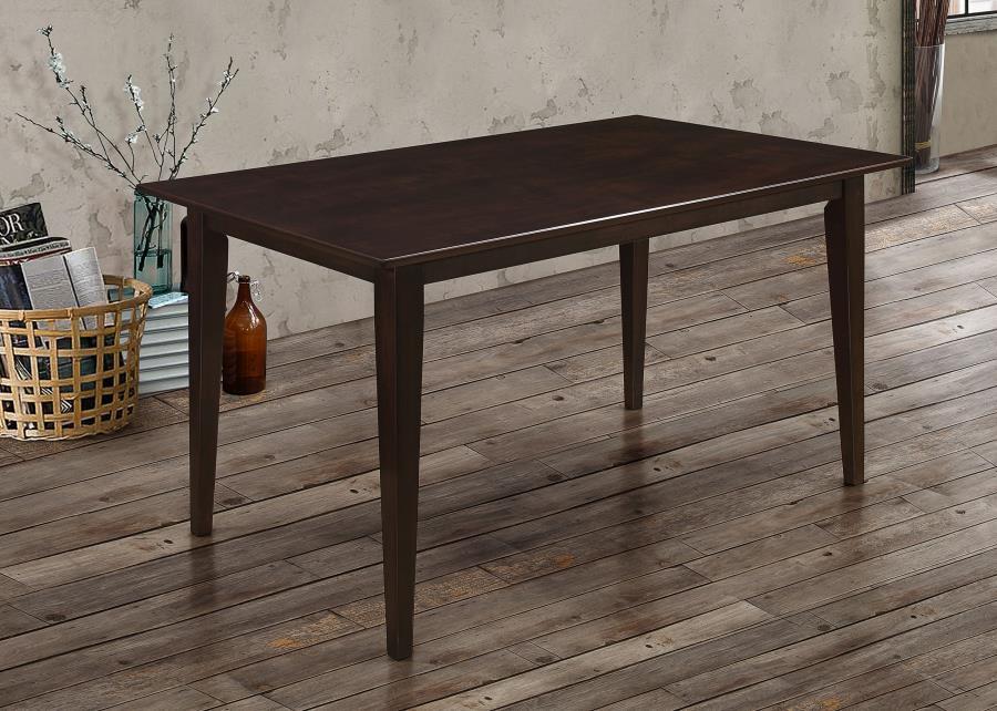 Coaster Fine Furniture Gabriel - Rectangular Wood Dining Table - Cappuccino | Meri Furniture