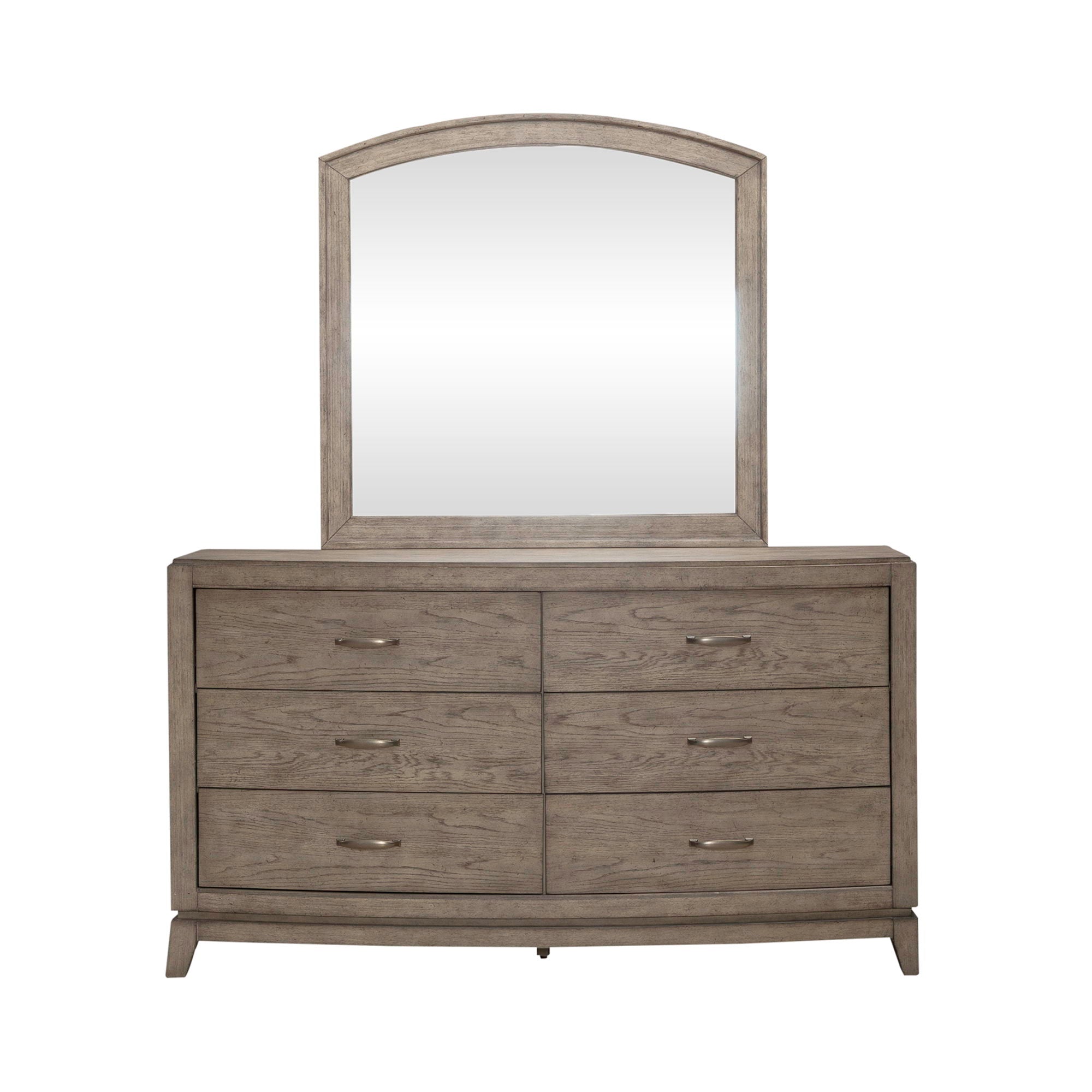 Liberty Furniture Avalon - Dresser & Mirror - Burnished Beige | Meri Furniture