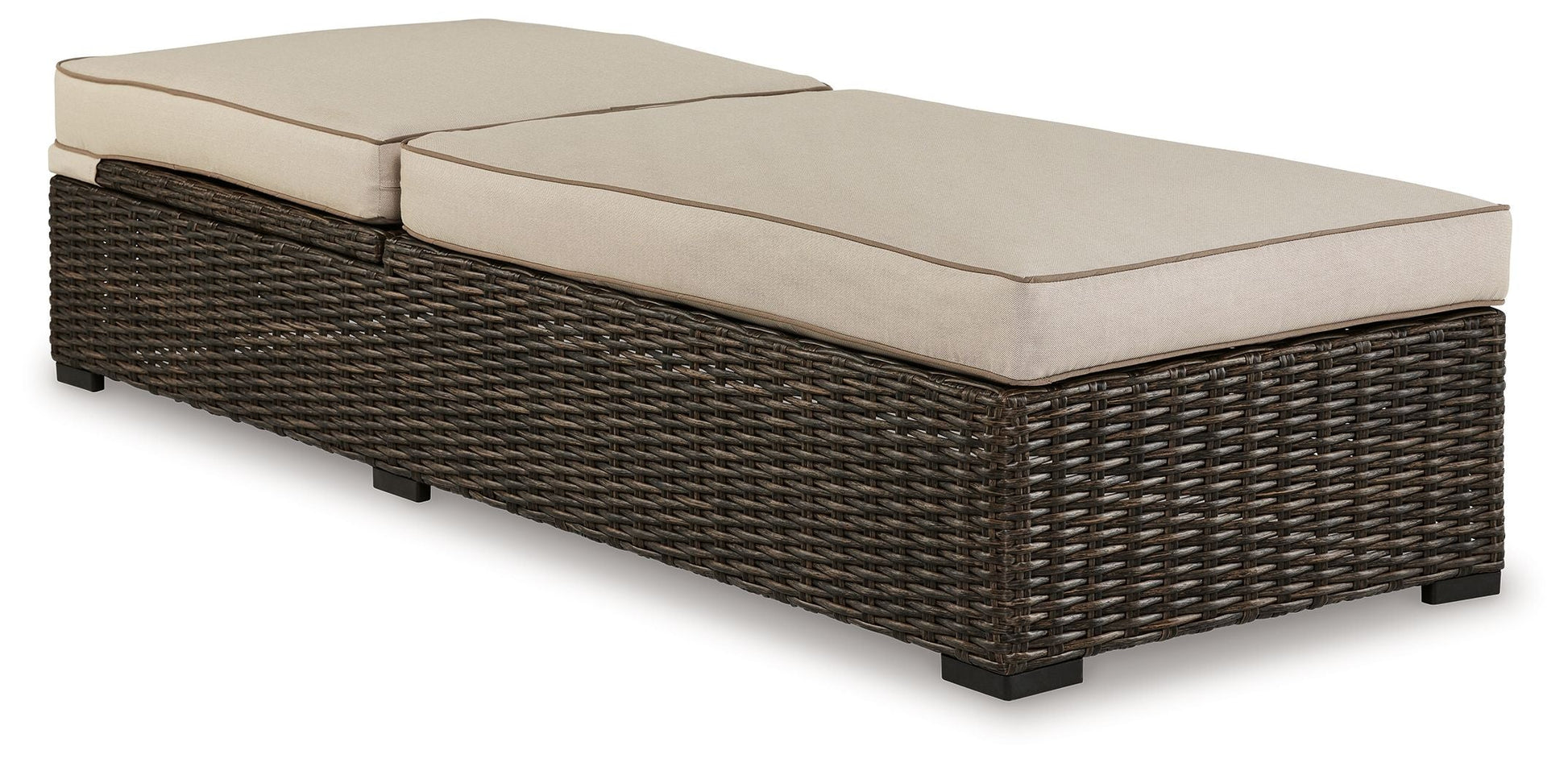 Signature Design by Ashley® Coastline Bay - Brown - Chaise Lounge With Cushion | Meri Furniture