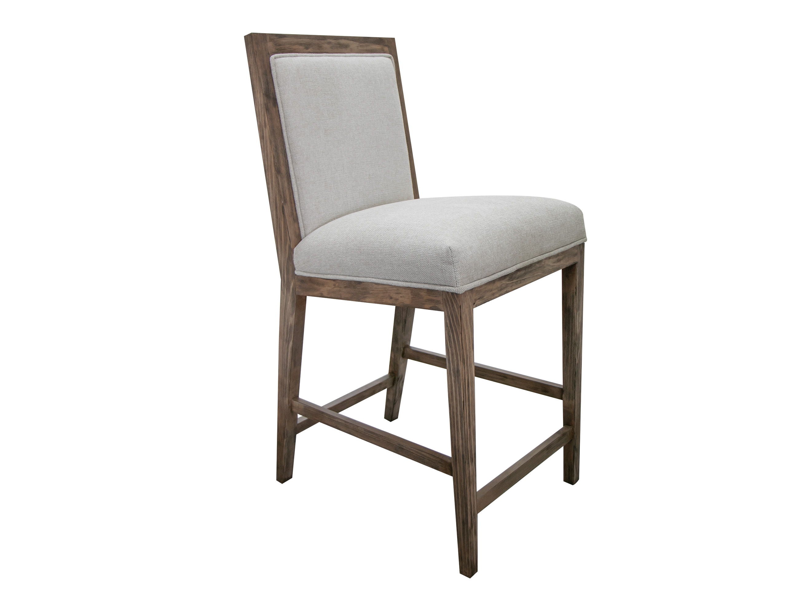 International Furniture Direct Sahara - Barstool (Set of 2) - Brown / Ivory | Meri Furniture