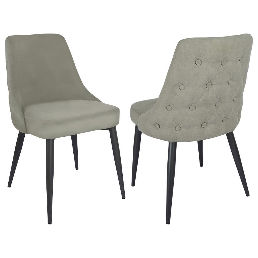 Coaster Fine Furniture Cosmo - Upholstered Dining Side Chair (Set of 2) | Meri Furniture