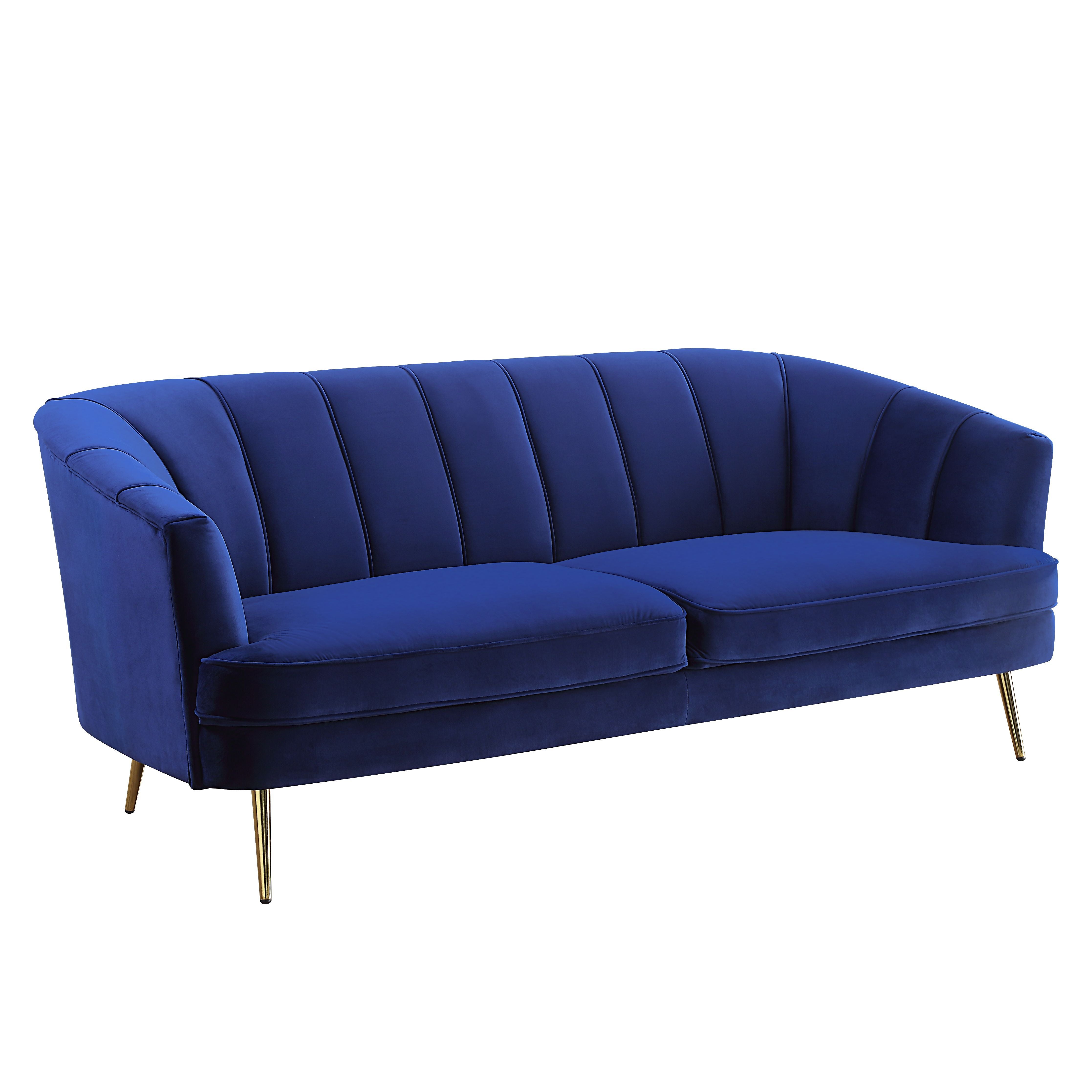 ACME Eivor - Sofa - Blue Velvet | Meri Furniture