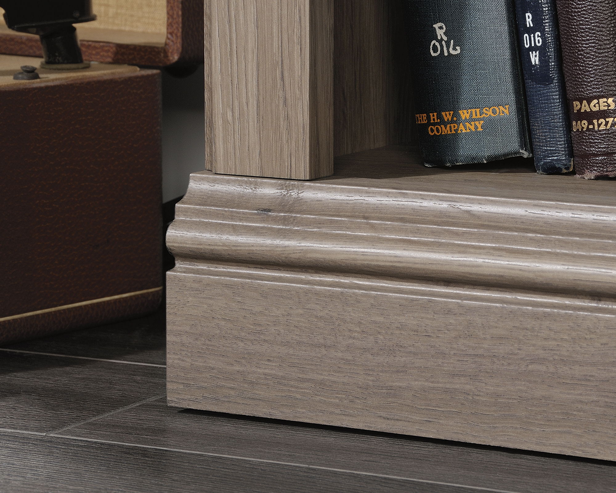 3-Shelf Bookcase Salt Oak