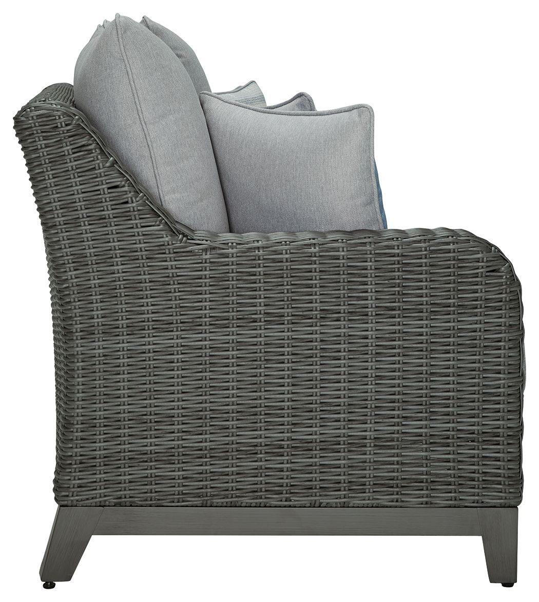 Signature Design by Ashley® Elite Park - Gray - Sofa With Cushion | Meri Furniture
