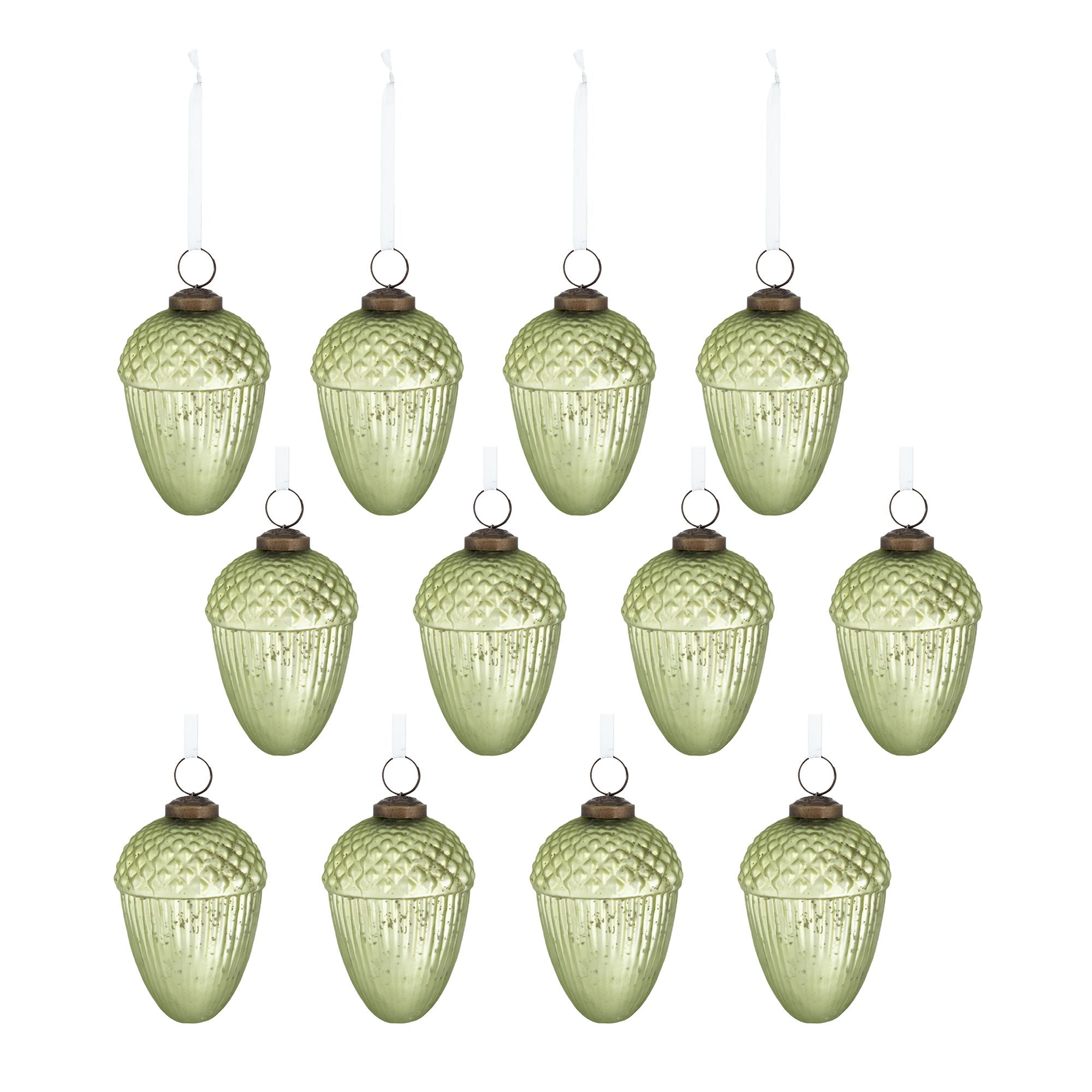 Tear Drop Ornament, Decorative Hanging Christmas Tree Ornaments For Holiday Party Decorations (Set of 12)