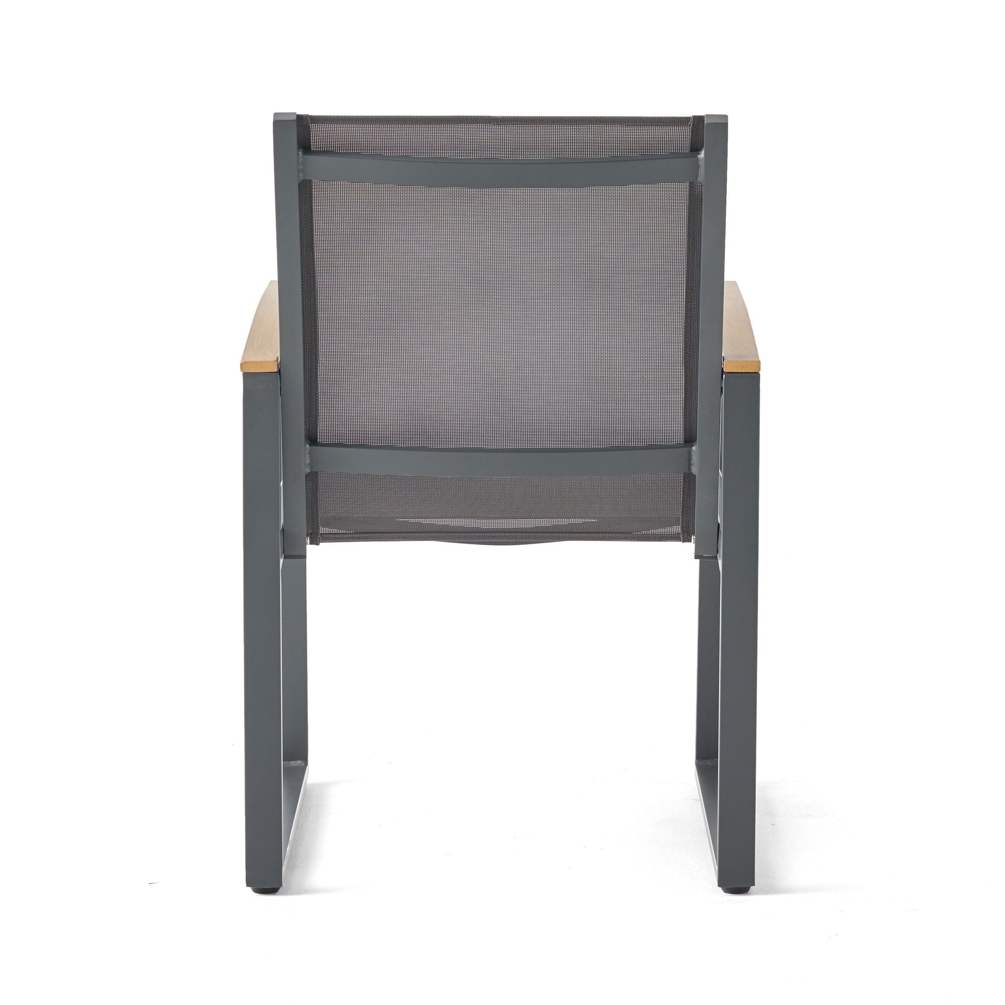 Aresha - Metal Outdoor Dining Armchair (Set of 2) - Gray