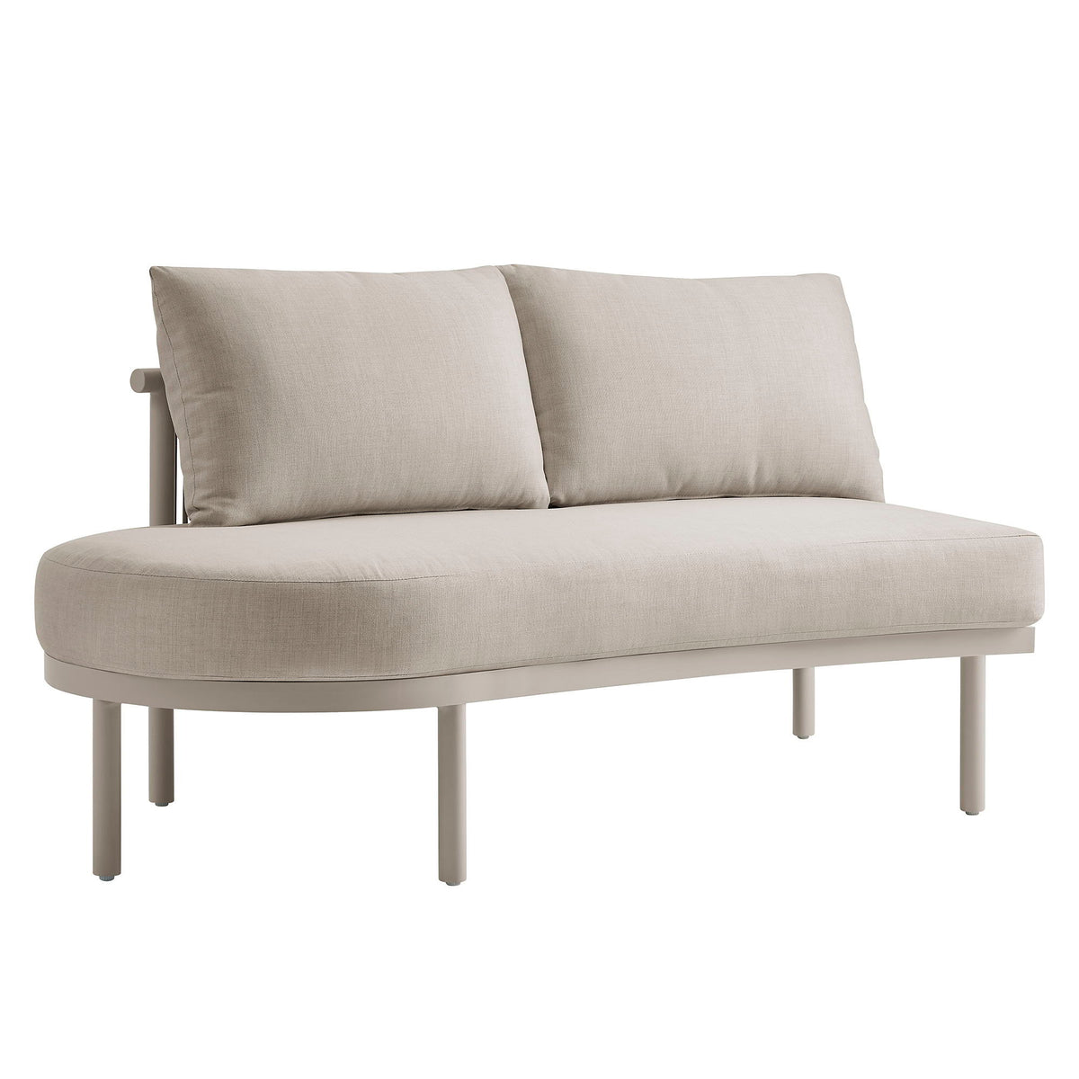Porta 2 Piece Outdoor Patio Aluminum Modular Sofa by Modway