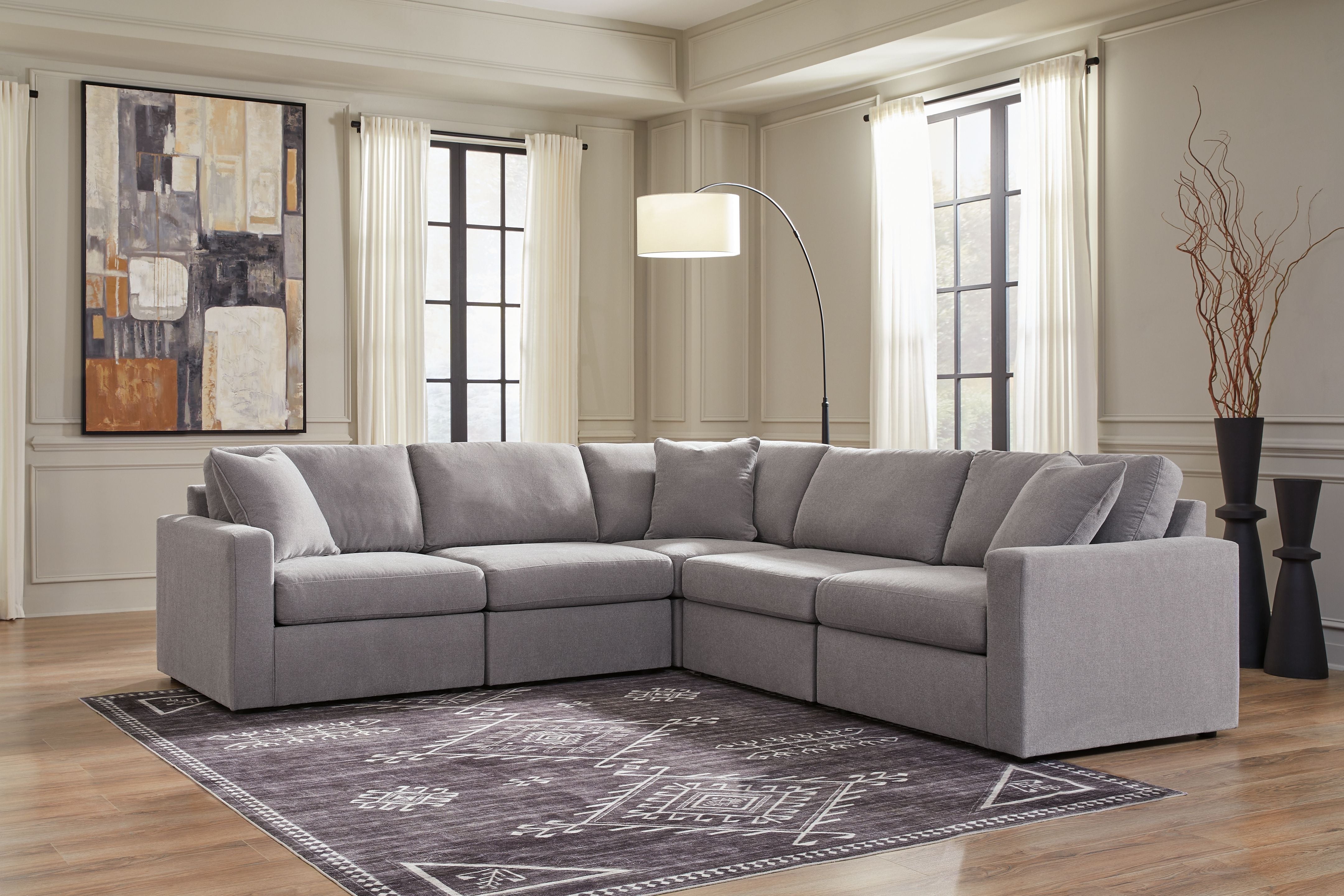 Signature Design by Ashley® Modmax - Granite - Sectional | Meri Furniture