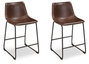 Signature Design by Ashley® Centiar - Upholstered Barstool (Set of 2) | Meri Furniture