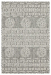Sunshine - 5'3" X 7'3" Indoor, Outdoor Area Rug Polypropylene - Silver