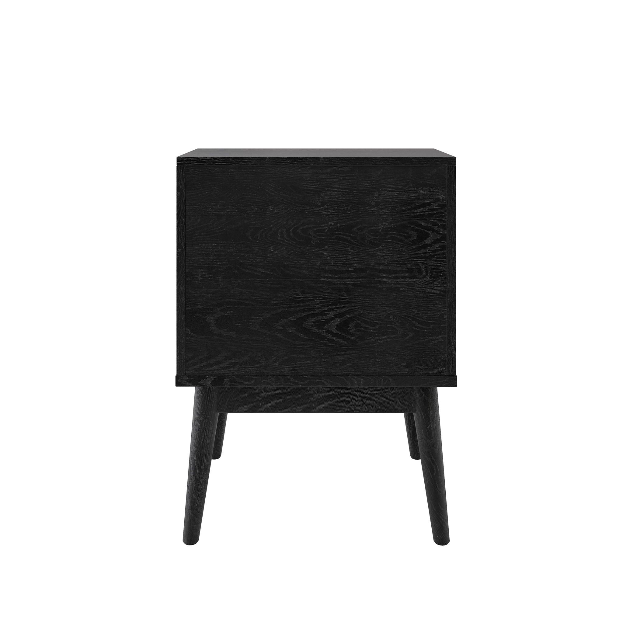 Starla - Wooden Nightstand - Black